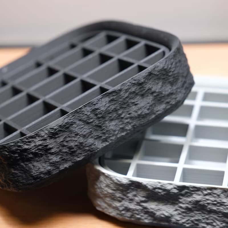 CBPS001鉢皿/水盤 原創設計/3D列印/多肉塊根植物/盆器盆栽/送禮