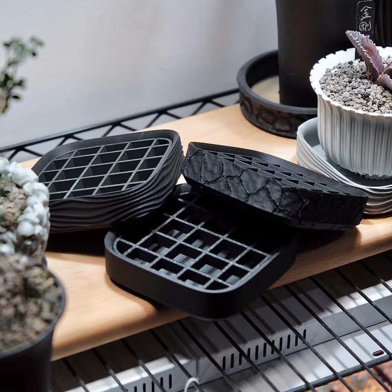 CBPS001鉢皿/水盤 原創設計/3D列印/多肉塊根植物/盆器盆栽/送禮