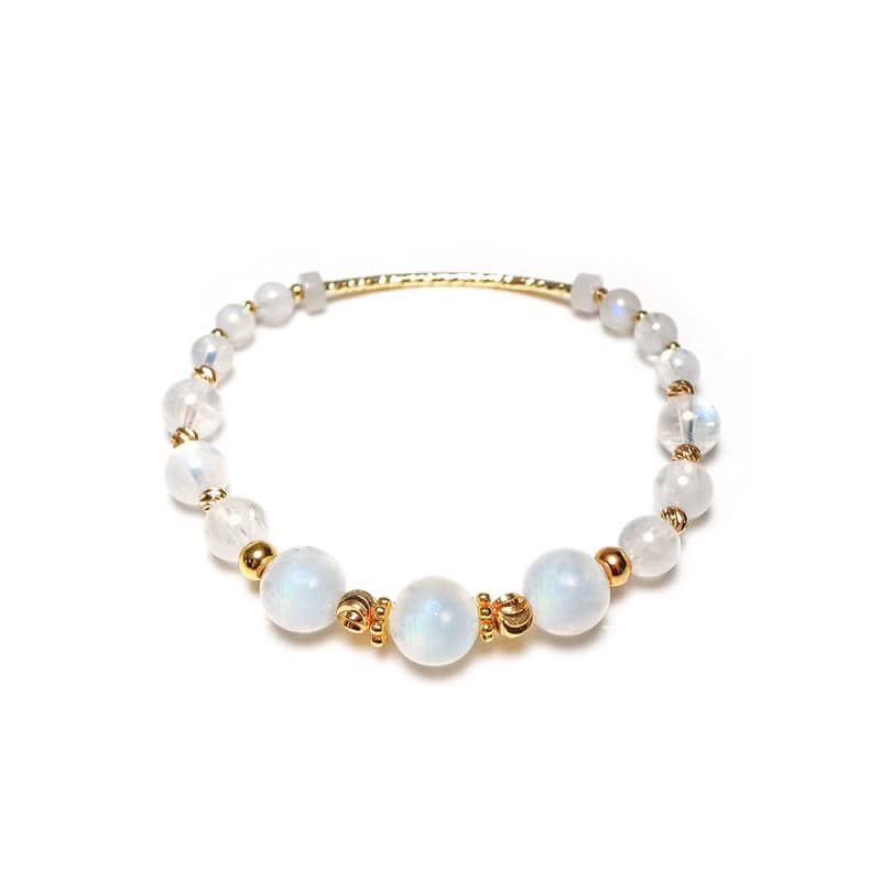 雪之月 | A19月光石手鍊