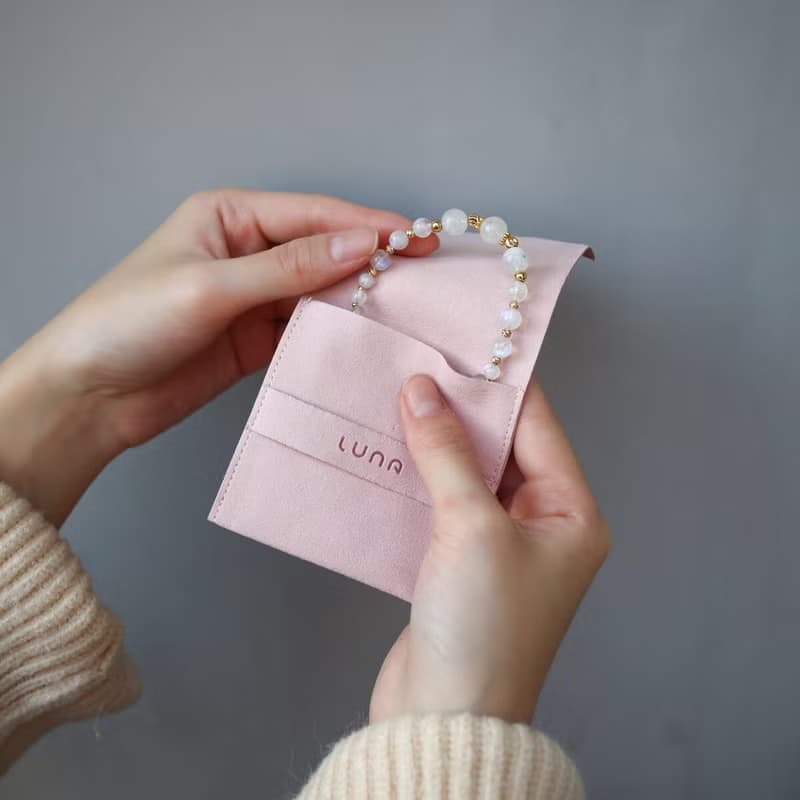 雪之月 | A19月光石手鍊