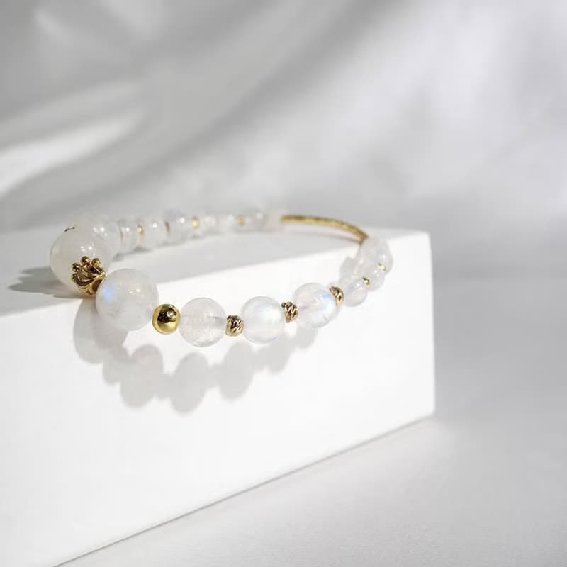 雪之月 | A19月光石手鍊