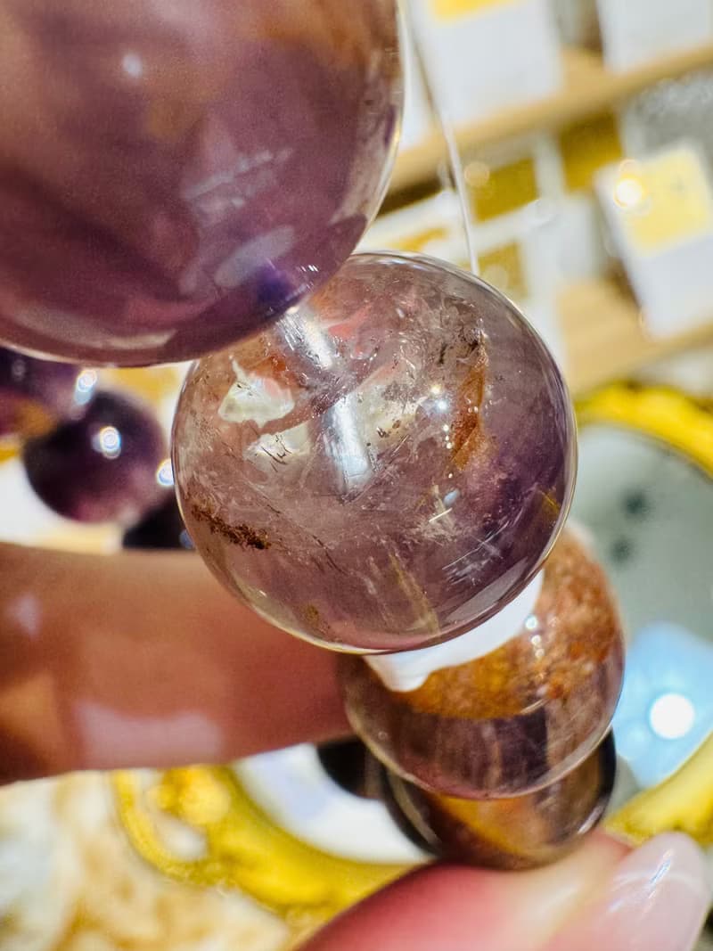 盆型濃色極光老礦15.8-16.2mm81.86g清理七脈輪提高靈性排焦