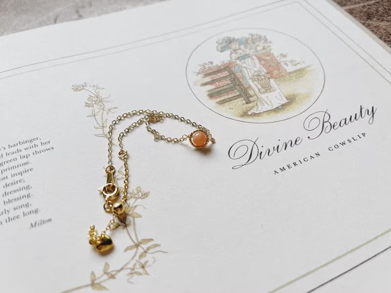 Enko | 有著溫暖魔力的薩米 太陽石14K包金手鍊