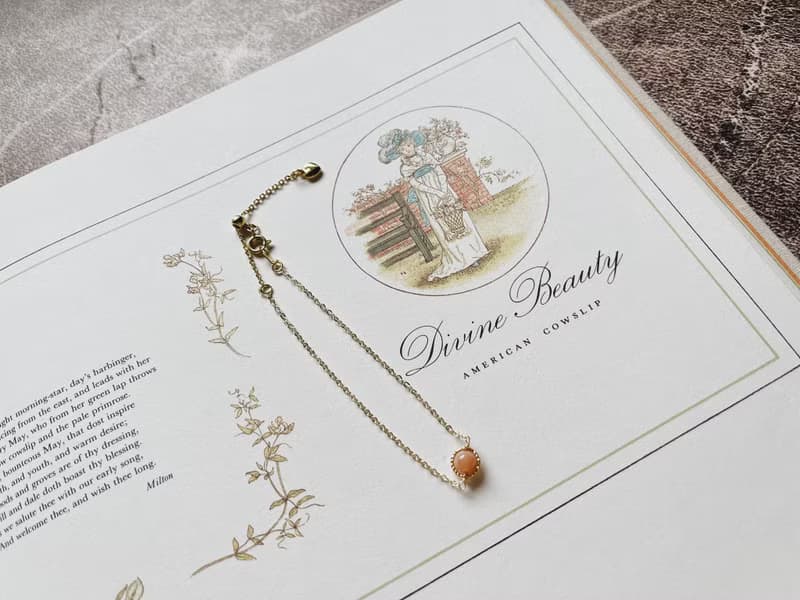 Enko | 有著溫暖魔力的薩米 太陽石14K包金手鍊