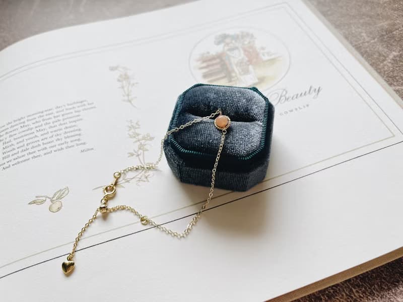 Enko | 有著溫暖魔力的薩米 太陽石14K包金手鍊