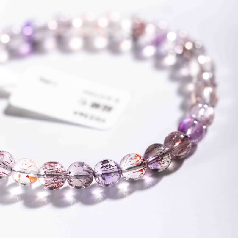 超級七手鍊 | 頂級水晶一物一圖 | 天然水晶手鏈