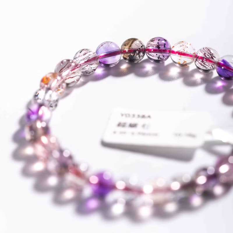 超級七手鍊 | 頂級水晶一物一圖 | 天然水晶手鏈