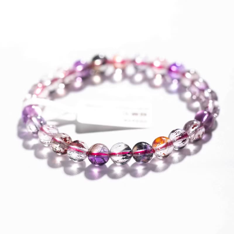 超級七手鍊 | 頂級水晶一物一圖 | 天然水晶手鏈