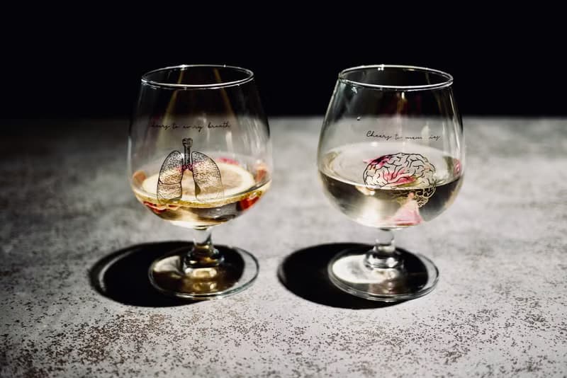 肺臟酒杯