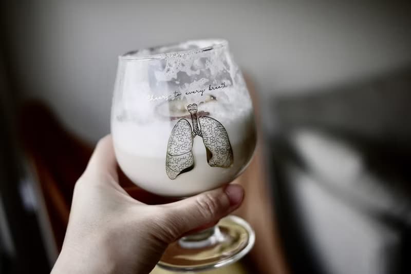 肺臟酒杯