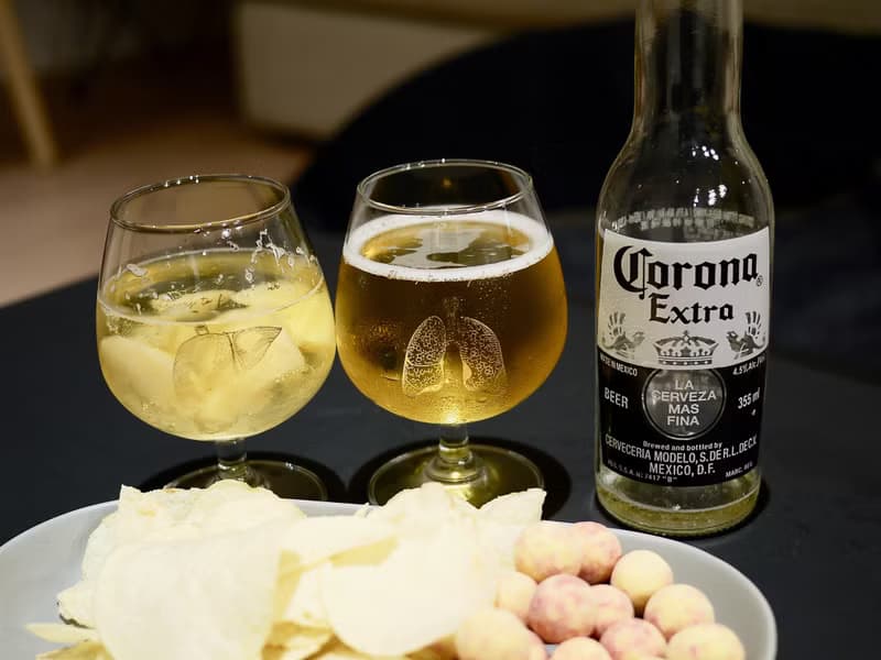 肺臟酒杯