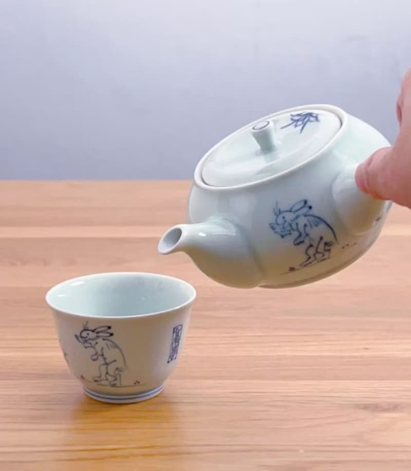 高山寺鳥獸戲 急須壺 /洸琳窯/茶壺
