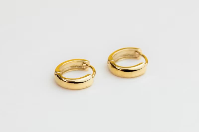 【熱賣款】Bold Hoops 經典整圈耳環 • 純14K金耳環 • 禮物首選