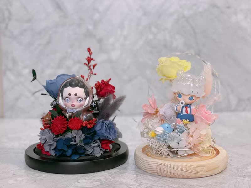 【體驗】【預約體驗】永生花盅x泡泡馬特x潮玩公仔x浪漫花藝x新竹竹北