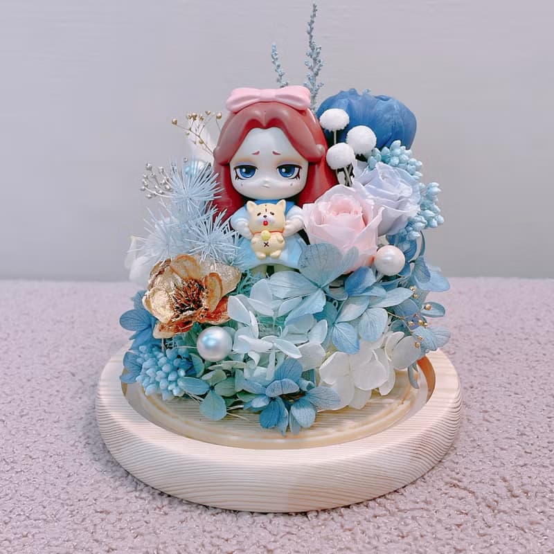 【體驗】【預約體驗】永生花盅x泡泡馬特x潮玩公仔x浪漫花藝x新竹竹北