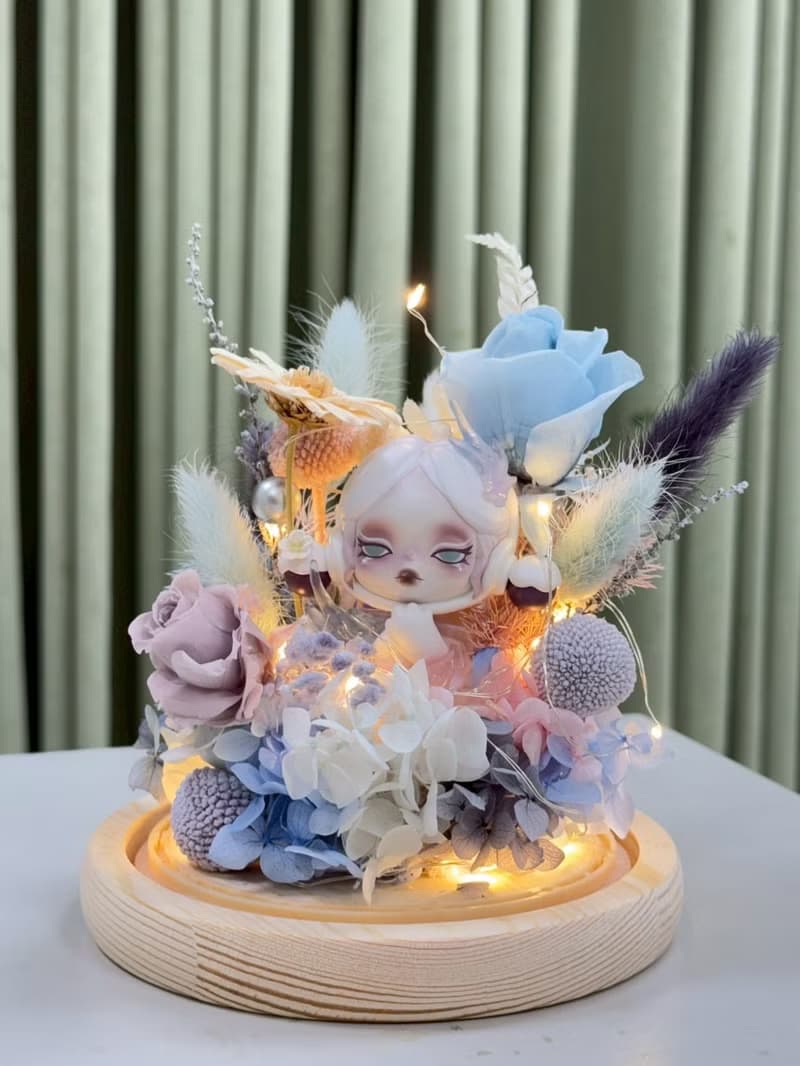 【體驗】【預約體驗】永生花盅x泡泡馬特x潮玩公仔x浪漫花藝x新竹竹北