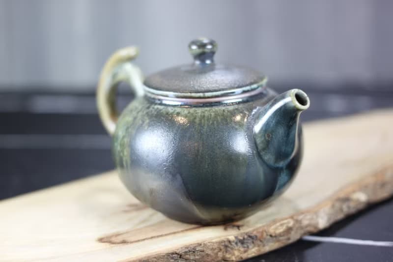 【母親節禮物】柴燒天目釉 手工茶壺 名家葉敏祥手工作品