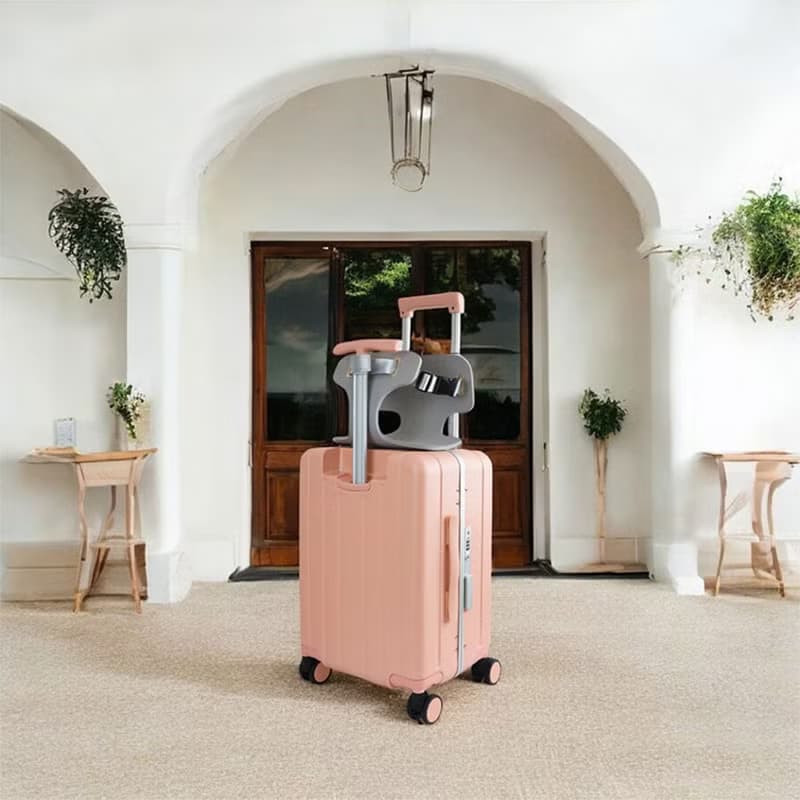 【BIGGER】20吋多功能鋁框胖胖箱 - 奶茶色