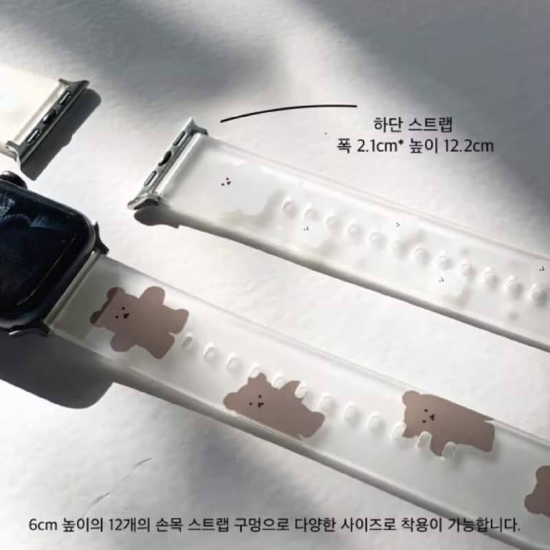 韓國文創 Chanibear Apple Watch Strap 手表束带