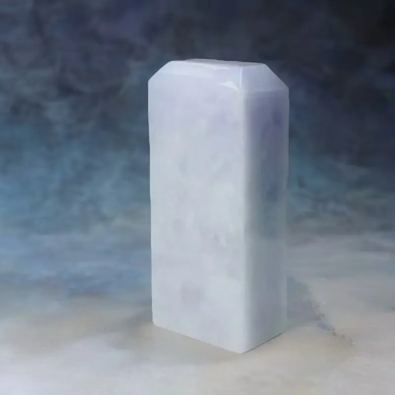 紫羅蘭翡翠印章 | 天然緬甸玉A貨翡翠 | 送禮