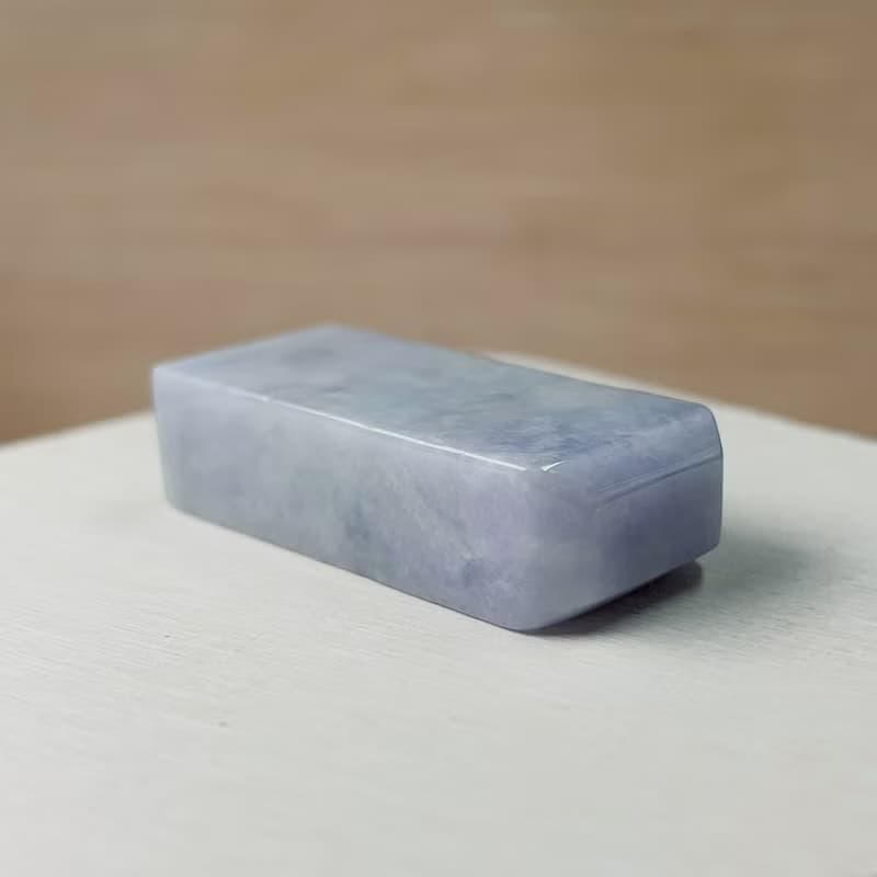 紫羅蘭翡翠印章 | 天然緬甸玉A貨翡翠 | 送禮