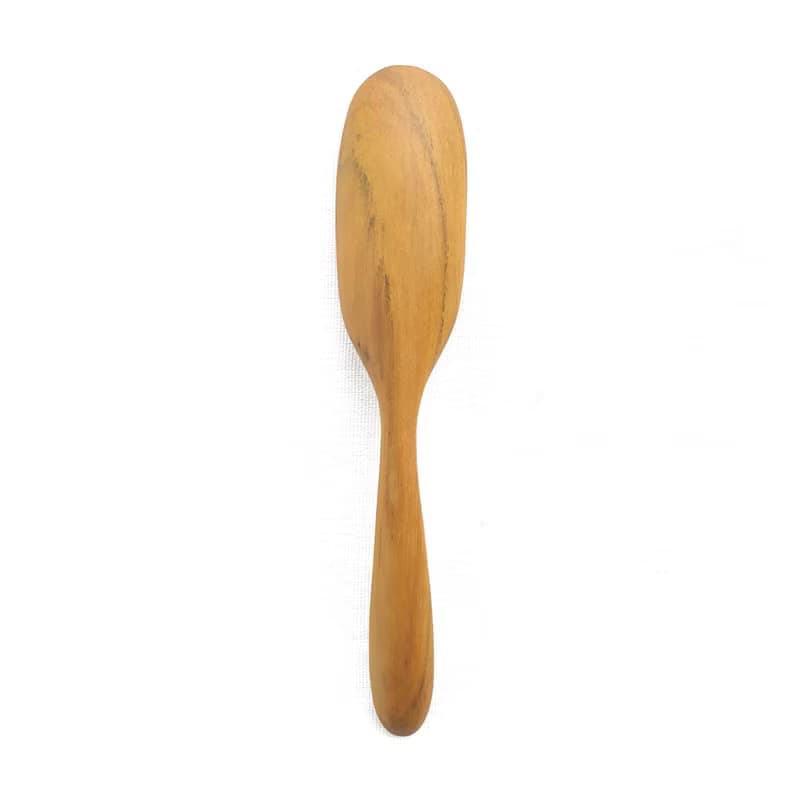 Vintage Brown Teak Wood Tea Spoon Cooffe Bean Tea Leaf