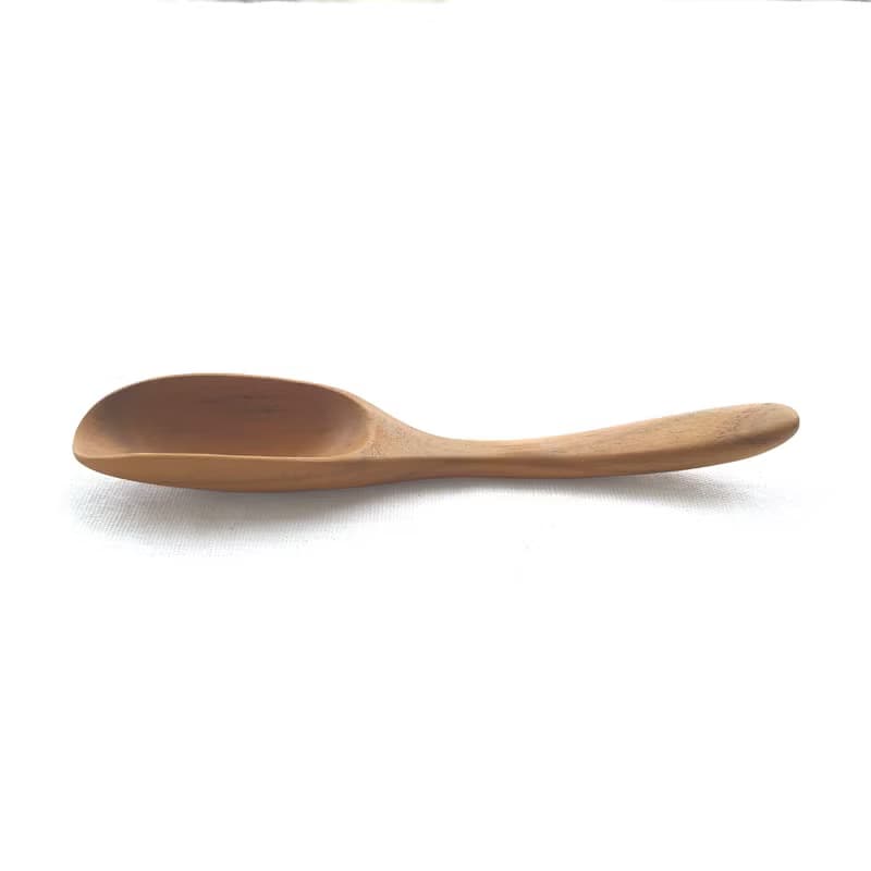 Vintage Brown Teak Wood Tea Spoon Cooffe Bean Tea Leaf