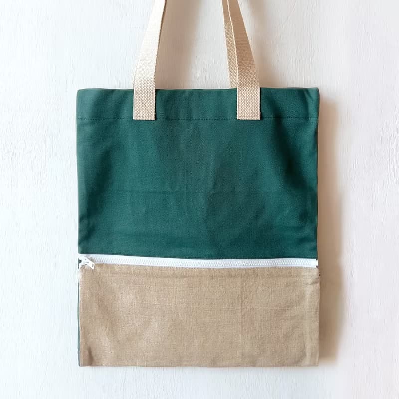 隨時擴大容量, 可調教3個尺寸, 多款綠色布袋, 全人手製Tote Bag
