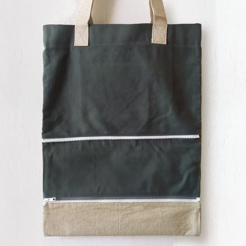 隨時擴大容量, 可調教3個尺寸, 多款綠色布袋, 全人手製Tote Bag