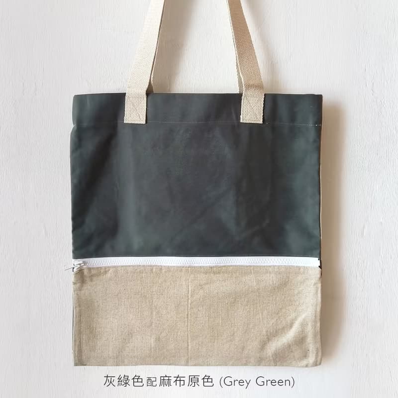 隨時擴大容量, 可調教3個尺寸, 多款綠色布袋, 全人手製Tote Bag