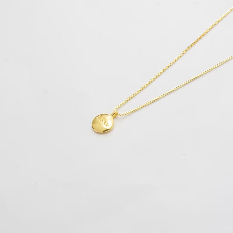 藏寶箱金飾 9999黃金純金 lucky幸運墜子/項鍊/鎖骨鍊