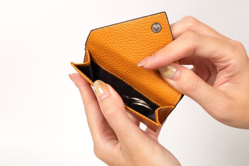 真皮信封三摺迷你短夾-多色