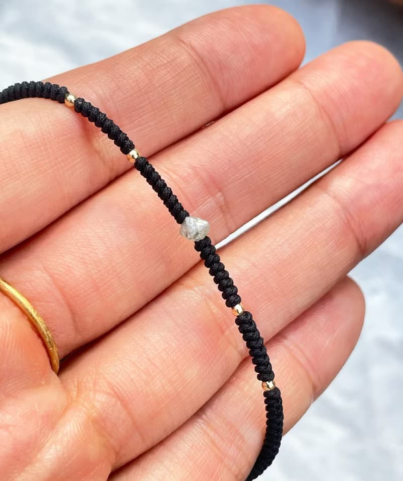 Galactic Orbit 銀河軌道天然真鑽原礦手鍊