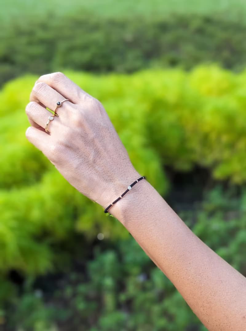 Galactic Orbit 銀河軌道天然真鑽原礦手鍊