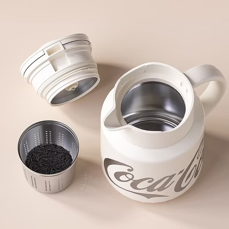 GERM可口可樂燜茶保溫壺家用泡茶專用茶水分離不鏽鋼
