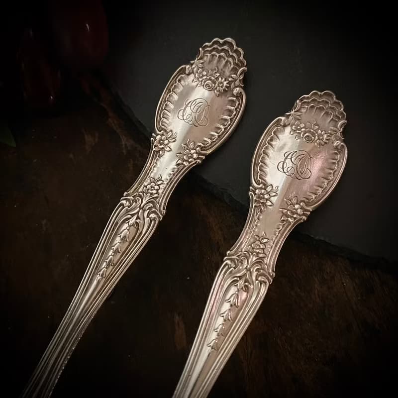 頂級銀器美國Tiffany純銀1892年製Richelieu樣式百年訂製款濃湯匙