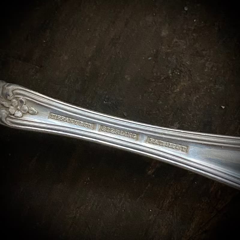 頂級銀器美國Tiffany純銀1892年製Richelieu樣式百年訂製款濃湯匙