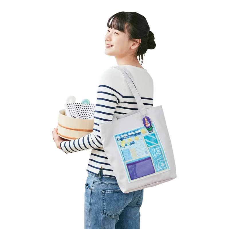 【YOU+MORE!】和風公共澡堂托特包