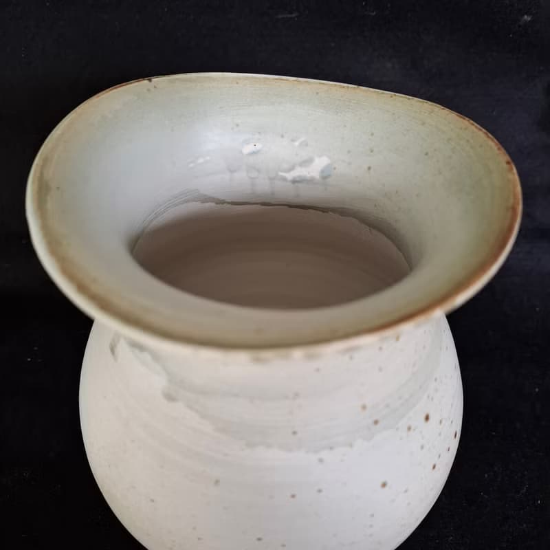 手作大肚愛心陶藝花器