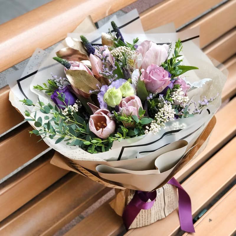 鬱金香仙子鮮花花束 | 畢業 生日首選 | 台北可自取