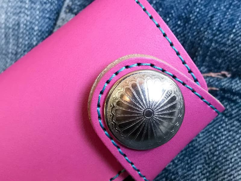 TWOFOLD　イチゴとチョコの2トーン　ツーフォルドキーケース　カードポケットあり　TFK-PB-TAf