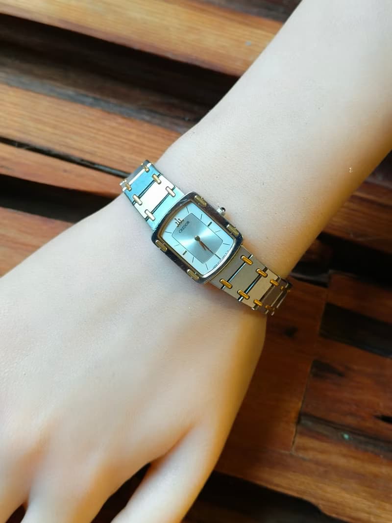 SEIKO成立頂級 CREDOR貴朵品牌 鋼+18k 石英錶