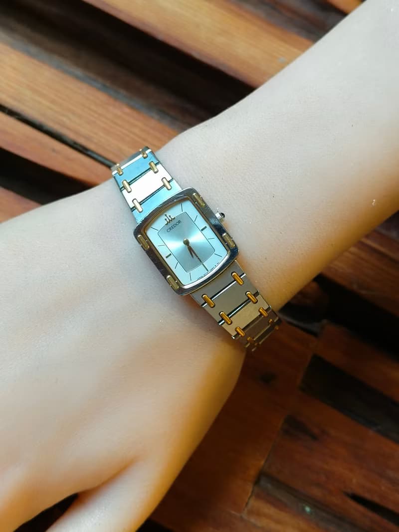 SEIKO成立頂級 CREDOR貴朵品牌 鋼+18k 石英錶