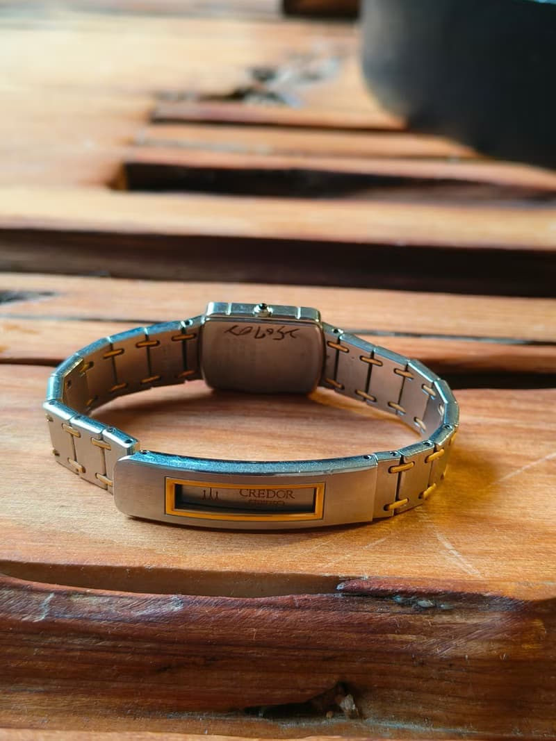 SEIKO成立頂級 CREDOR貴朵品牌 鋼+18k 石英錶