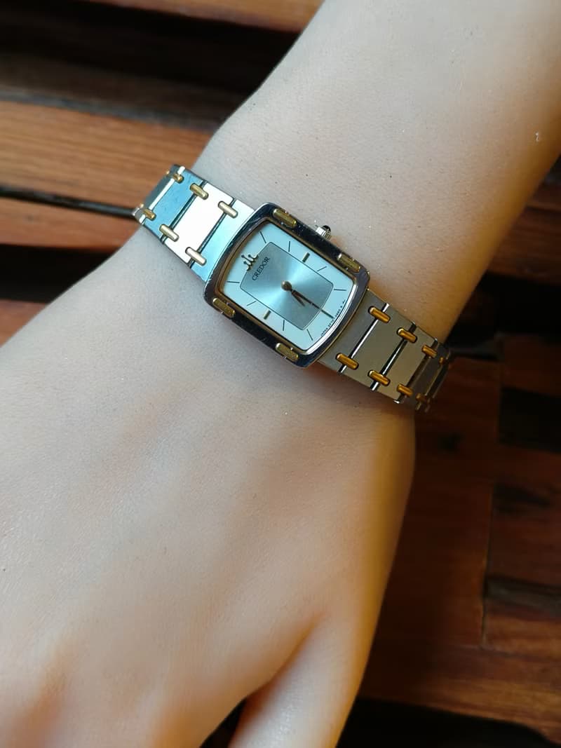 SEIKO成立頂級 CREDOR貴朵品牌 鋼+18k 石英錶