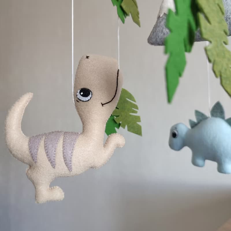 Baby mobile dinosaur nursery decor, crib mobile, pregnancy gift, baby shower