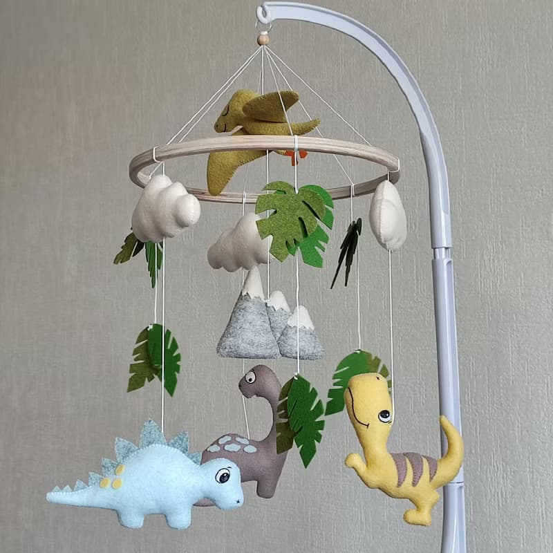 Baby mobile dinosaur nursery decor, crib mobile, pregnancy gift, baby shower