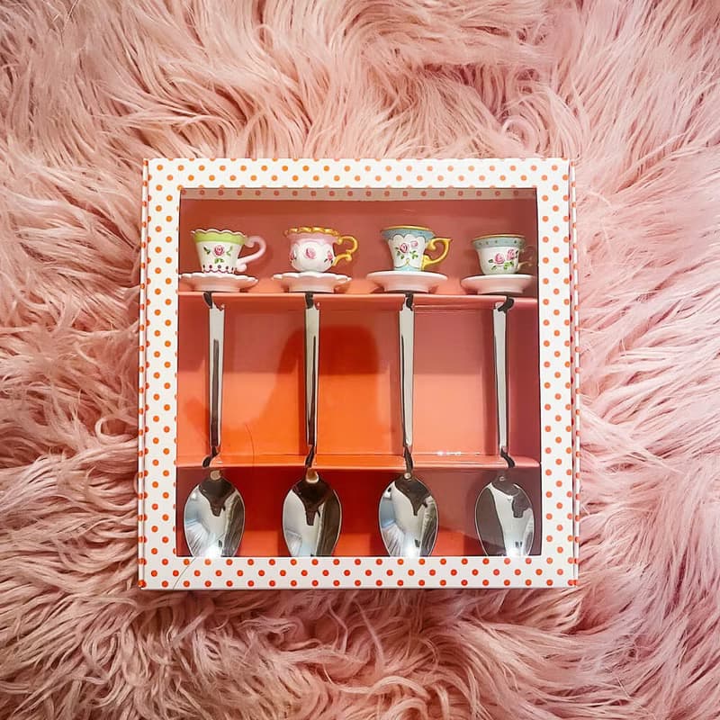 英式下午茶造型叉匙4入組