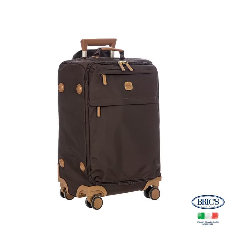 【BRIC' S】X-Travel 20吋 防潑水登機箱 咖啡
