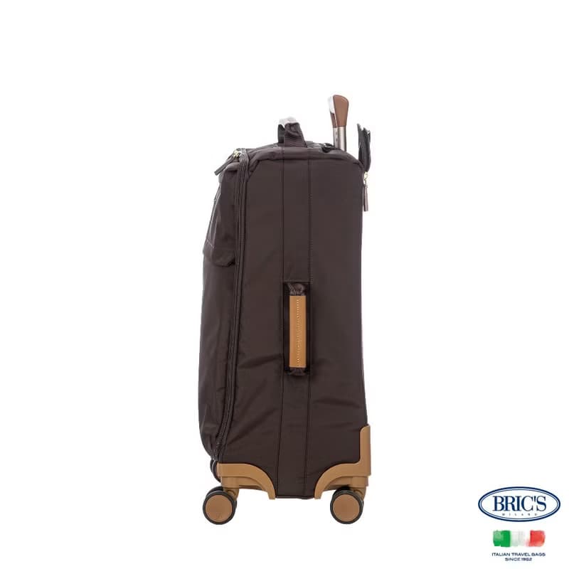 【BRIC' S】X-Travel 20吋 防潑水登機箱 咖啡